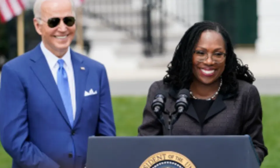 President Biden with Supreme Court Justice Jackson