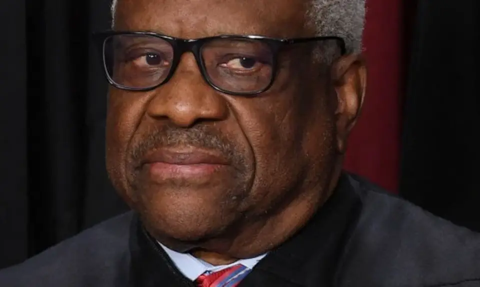 Associate U.S. Supreme Court Justice Clarence Thomas poses for the official photo in Washington, D.C. on October 7, 2022.