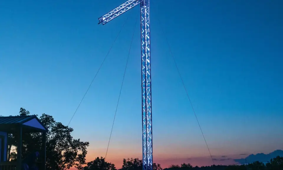 cross outside Global Vision Bible Church