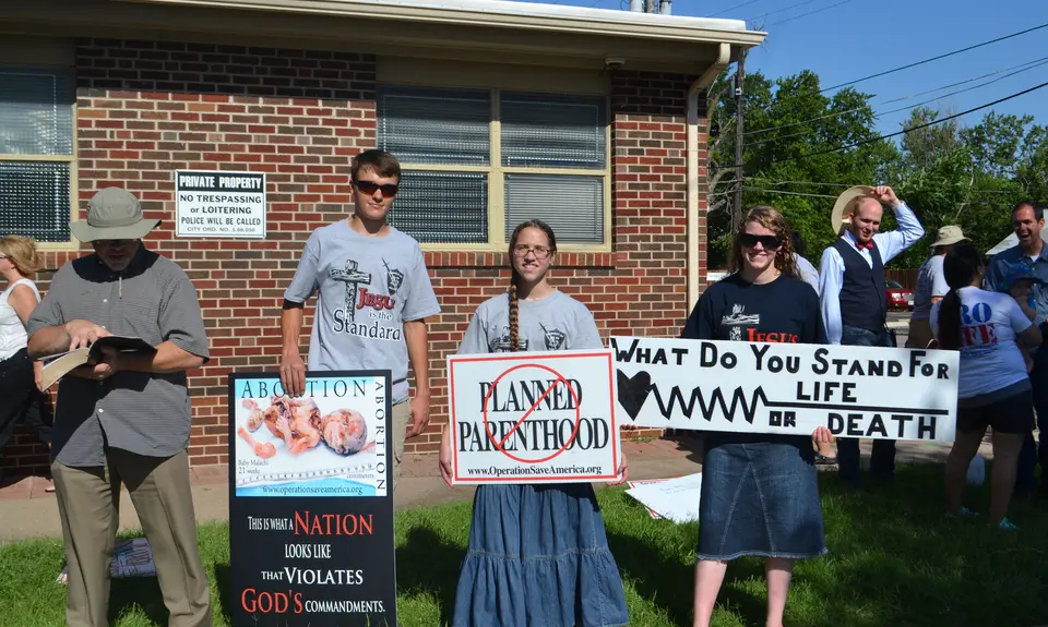 anti-abortion protest