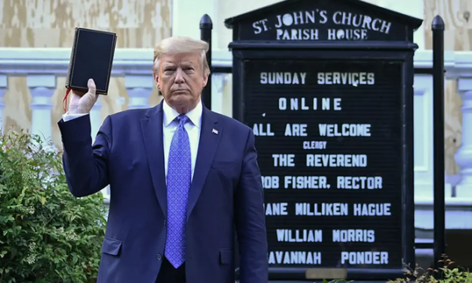 Donald Trump with Bible