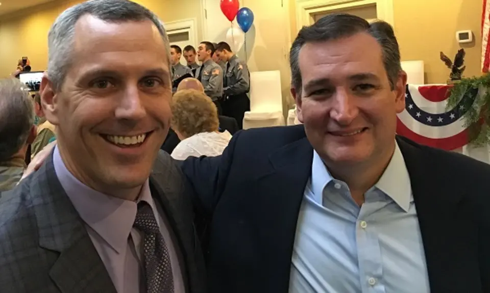 Matt Schaefer With Ted Cruz