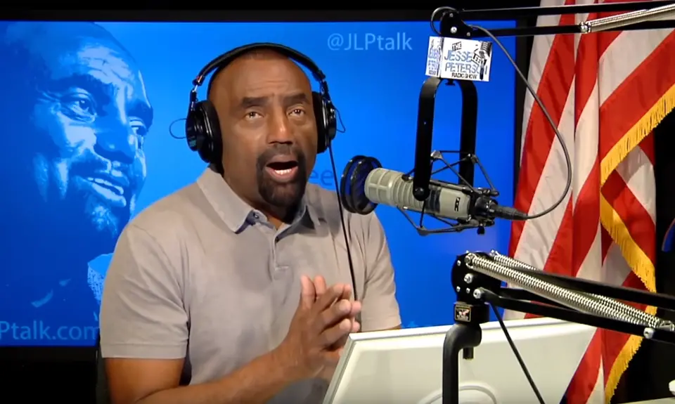 Jesse Lee Peterson on his radio show.