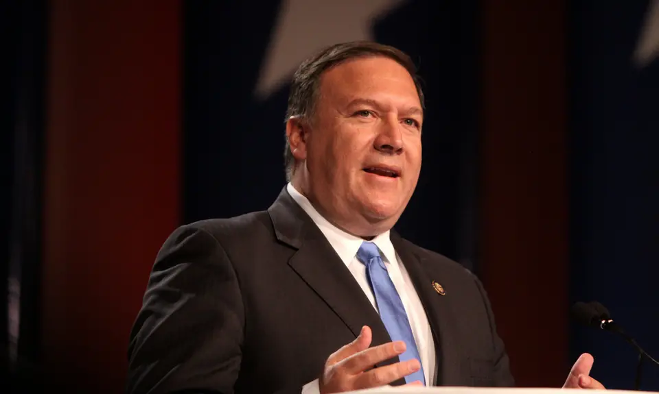 Mike Pompeo speaking at the Values Voter Summit