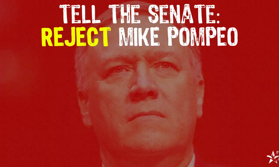 Reject Mike Pompeo