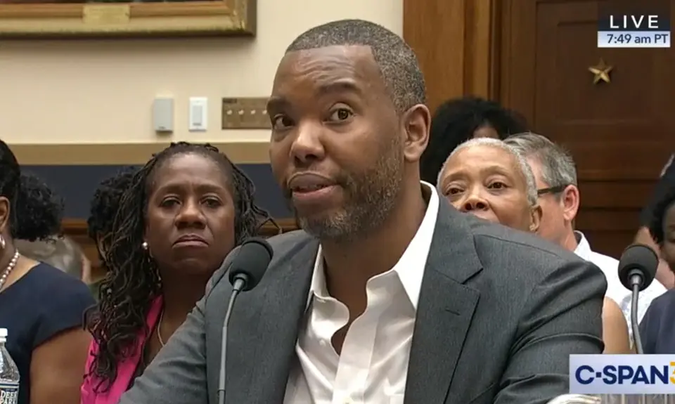 Ta-Nehisi Coates speaks at a Judiciary Subcommittee hearing