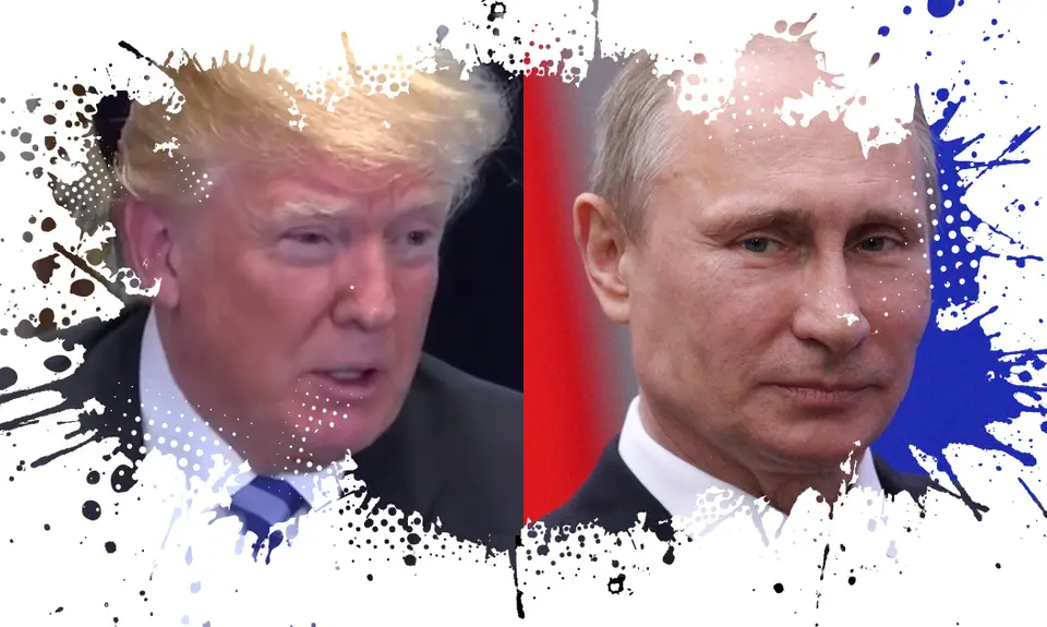 Donald Trump and Vladimir Putin