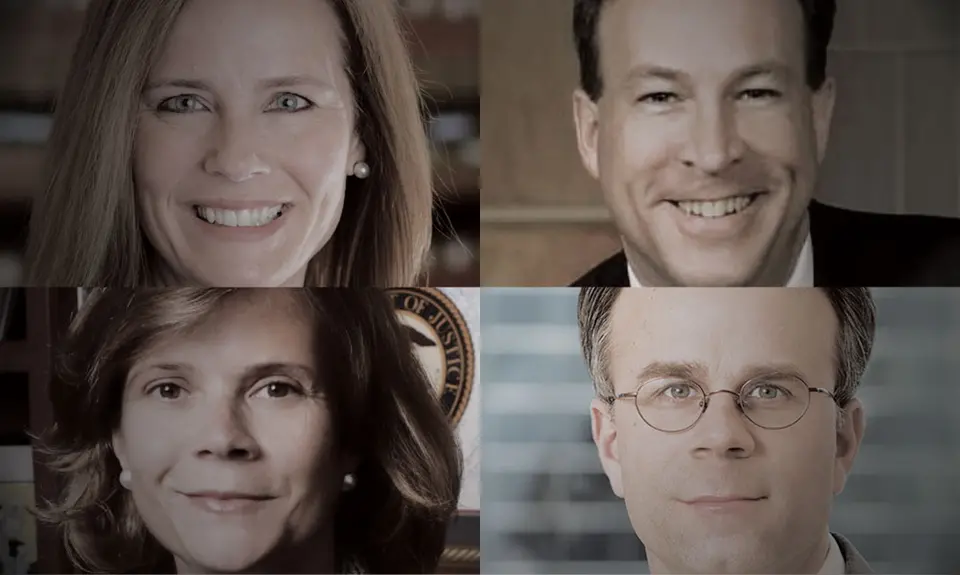 Amy Coney Barrett, Michael Brennan, Amy St. Eve, and Michael Scudder