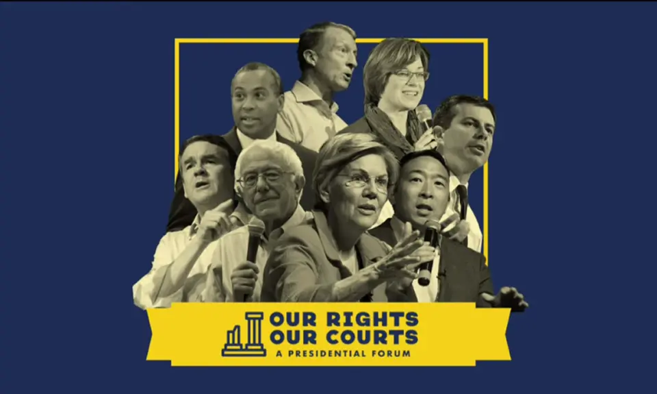 Our Rights Our Courts presidential forum