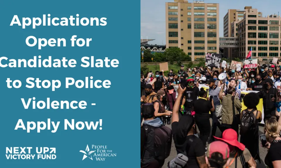 Applications Open for Candidate Slate to Stop Police Violence - Apply Now!