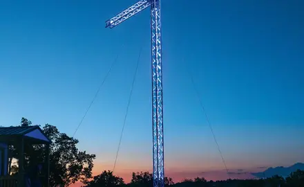 cross outside Global Vision Bible Church