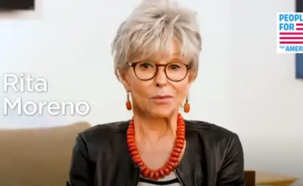 Rita Moreno in People For the American Way Ad