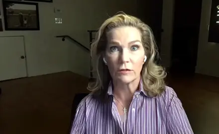 Catherine Engelbrecht, founder of True The Vote, appears on a right-wing podcast, April 16, 2024