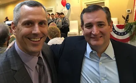 Matt Schaefer With Ted Cruz