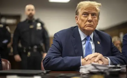 Donald Trump in court