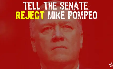 Reject Mike Pompeo