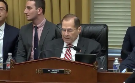 Jerry Nadler at a podium