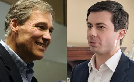 Jay Inslee and Pete Buttigieg