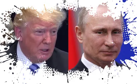 Donald Trump and Vladimir Putin