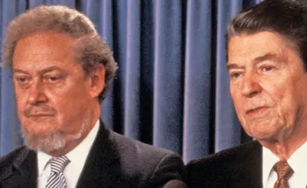 Robert Bork and Ronald Reagan