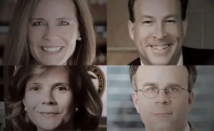 Amy Coney Barrett, Michael Brennan, Amy St. Eve, and Michael Scudder