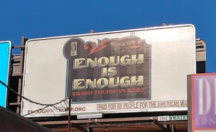 Enough is enough - dump Trump 2020