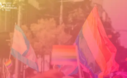 Pride Month flags