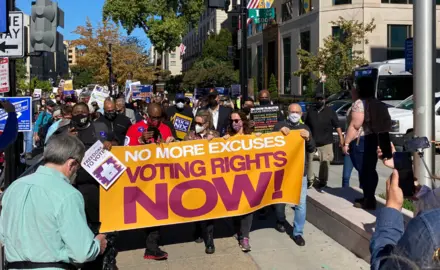 Voting Rights Activists Arrested at White House After Third Direct Action Calling on Biden to Help to Protect Freedom to Vote