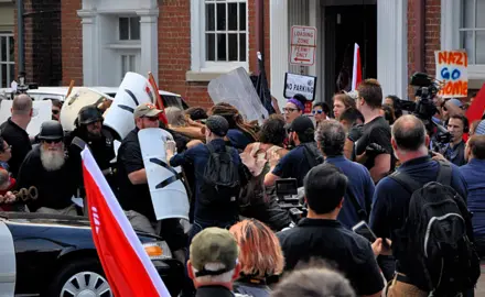 Charlottesville “Unite the Right” Rally in August 2017