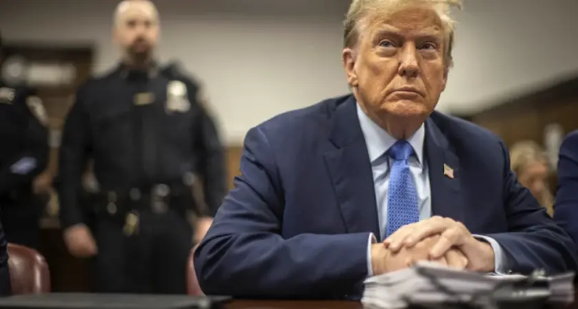 Donald Trump in court