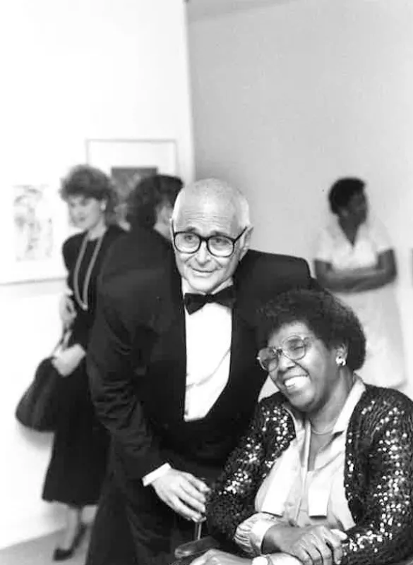 Norman Lear and co-founder Barbara Jordan