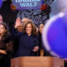 Kamala Harris at the Democratic National Convention