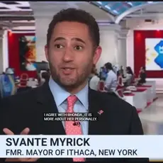 People for President Svante Myrick discusses Donald Trump's fitness for office and Kamala's future on Meet the Press NOW.