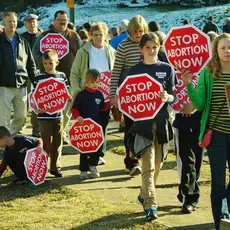 abortion protest