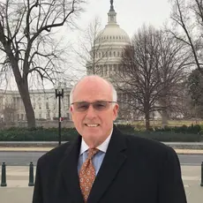 Rick Scarborough standing outside the U.S. Capitol