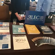 ALEC Booth at Road to Majority Conference. (Photo Cred: Malina)