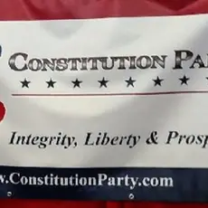 The Constitution Party's booth at the 2018 Conservative Political Action Conference.