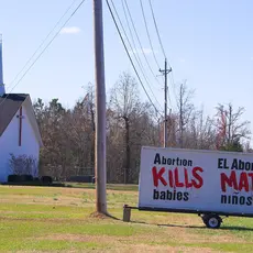 abortion kills babies sign