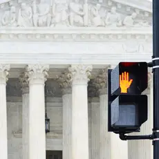 Supreme Court Stop Sign