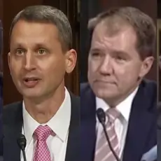 (Left to right) James Ho, Kyle Duncan, Don Willett, and Kurt Engelhardt at their Senate Judiciary Hearings