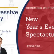 The Progressive Happy Hour with hosts Christin "Cici" Battle and Drew Courtney, December 28 episode: New Year's Eve Spectacular