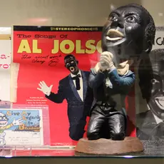 Various images of blackface from the Jim Crow Museum of Racist Memorabilia