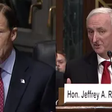 Richard Blumenthal and Jeffrey Rosen