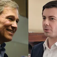 Jay Inslee and Pete Buttigieg