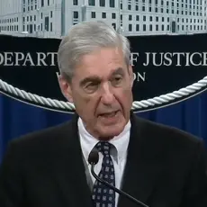 Robert Mueller speaks at a press conference