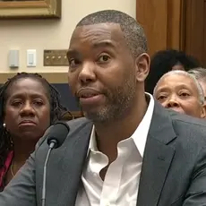 Ta-Nehisi Coates speaks at a Judiciary Subcommittee hearing