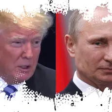 Donald Trump and Vladimir Putin