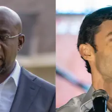 Democratic Senate candidates Rev. Raphael Warnock and Jon Ossoff.