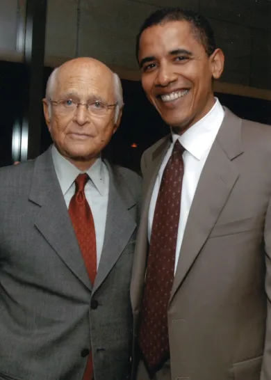 Norman Lear with Barrack Obama